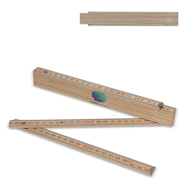 Zollstock 2m Premium natur