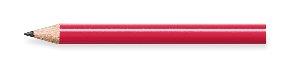 STAEDTLER Bleistift rund, halbe Länge - rot, Pantone 200