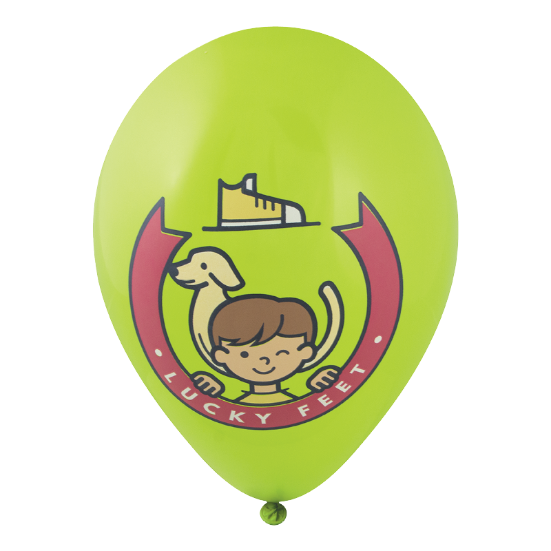 Bedruckte Ballons HQPP 90/100 cm - Ø 35 cm - 12 inch