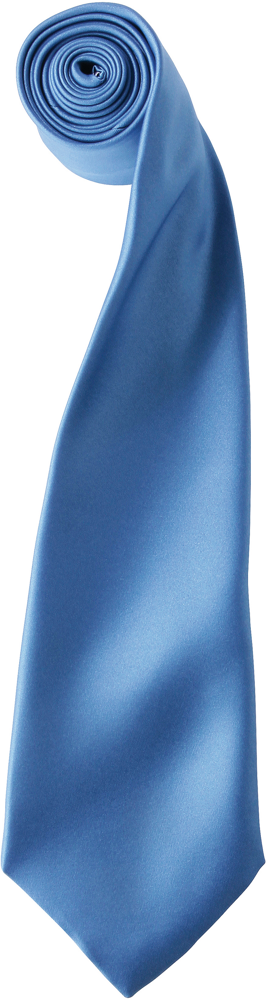 PR750 - colours' Satin Tie - Mid Blue