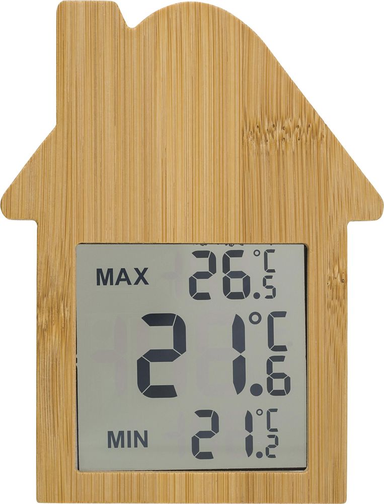 Bambus-Wetterstation Lane - braun