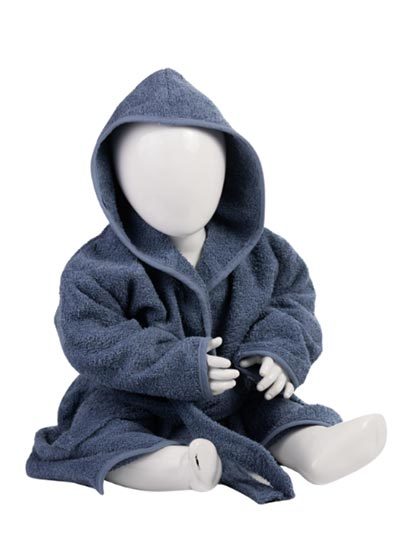 ARTG - Babiezz® Bathrobe With Hood - Jeans Blue, Jeans Blue