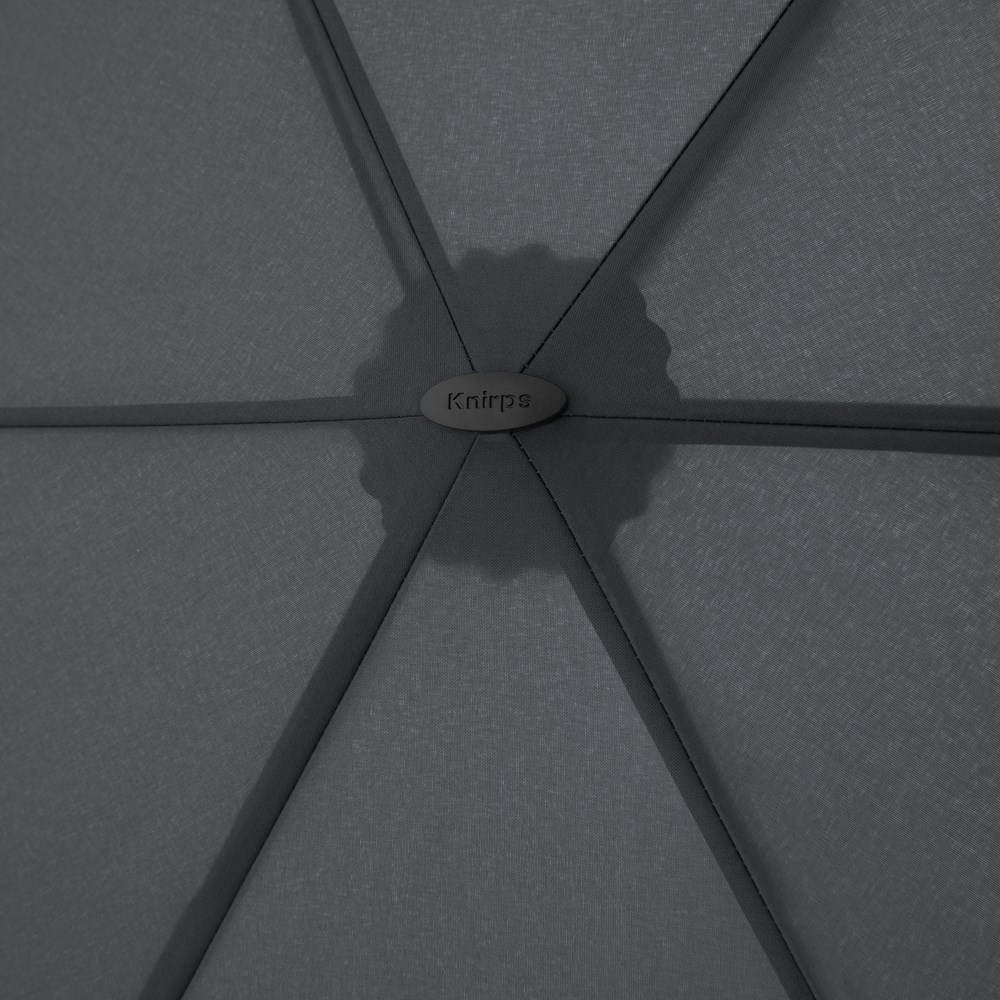 Knirps AS.050 slim small manual silver handle