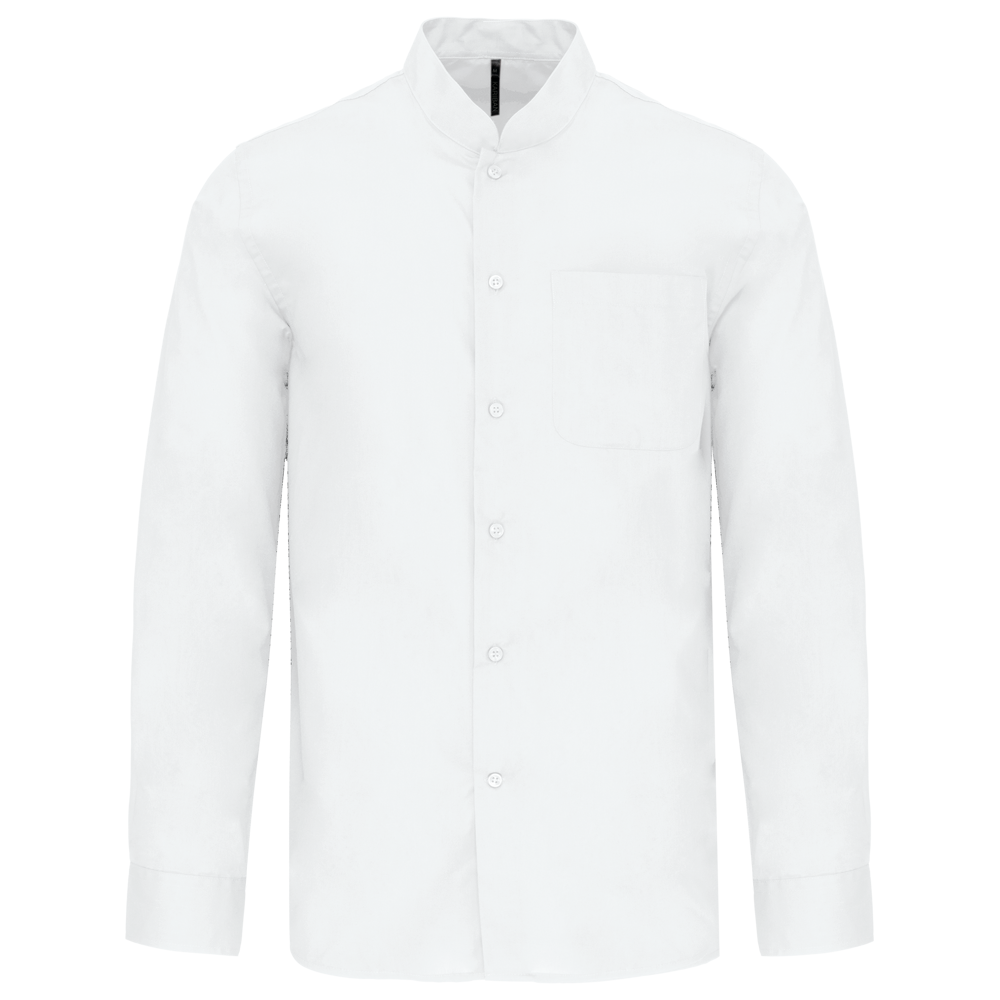 K515 - Herrenhemd mao-kragen langarm