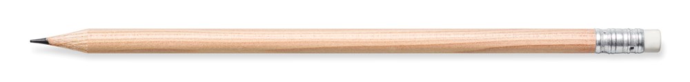 STAEDTLER Bleistift rund, mit Radiertip, natur