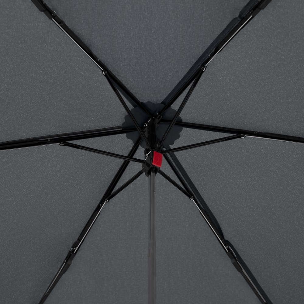 Knirps AS.050 slim small manual silver handle