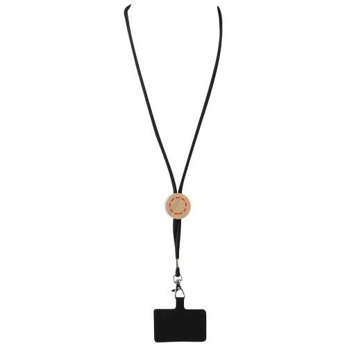 Adhab Smartphone Lanyard mit Bambusdetails