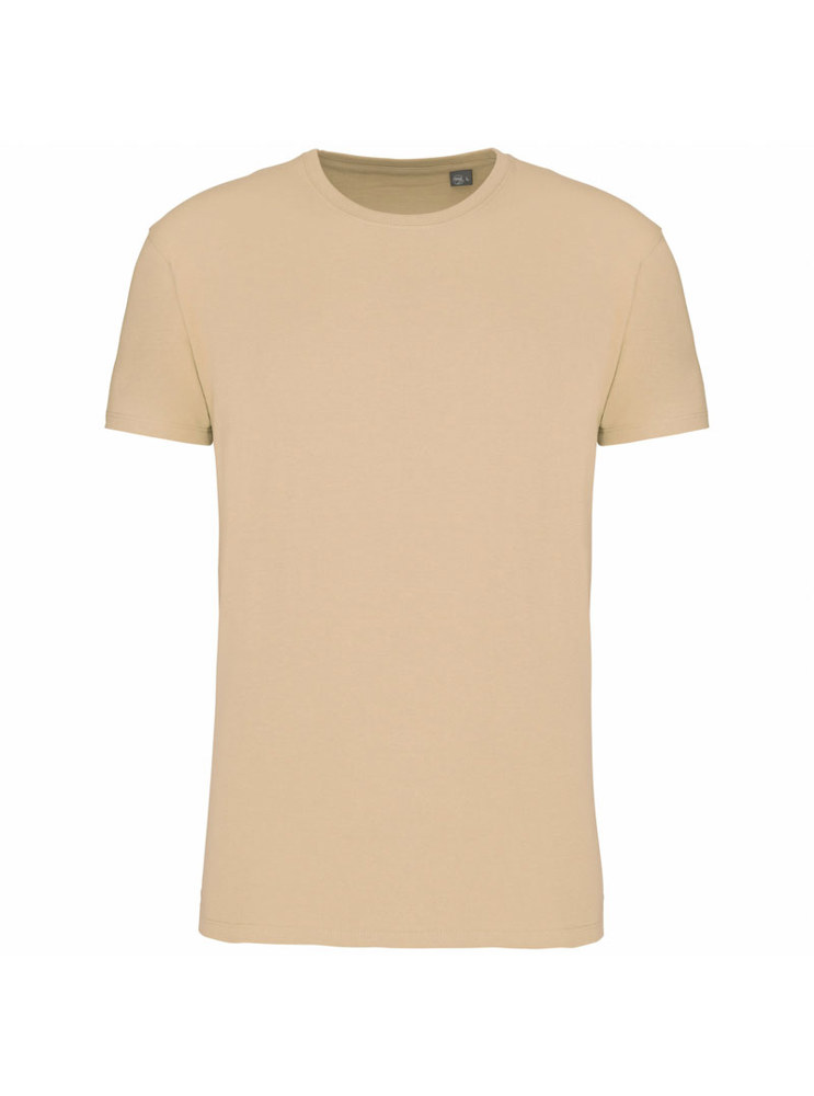 PREMIUM Organic T-Shirt inkl. 1c Druck - Light Sand