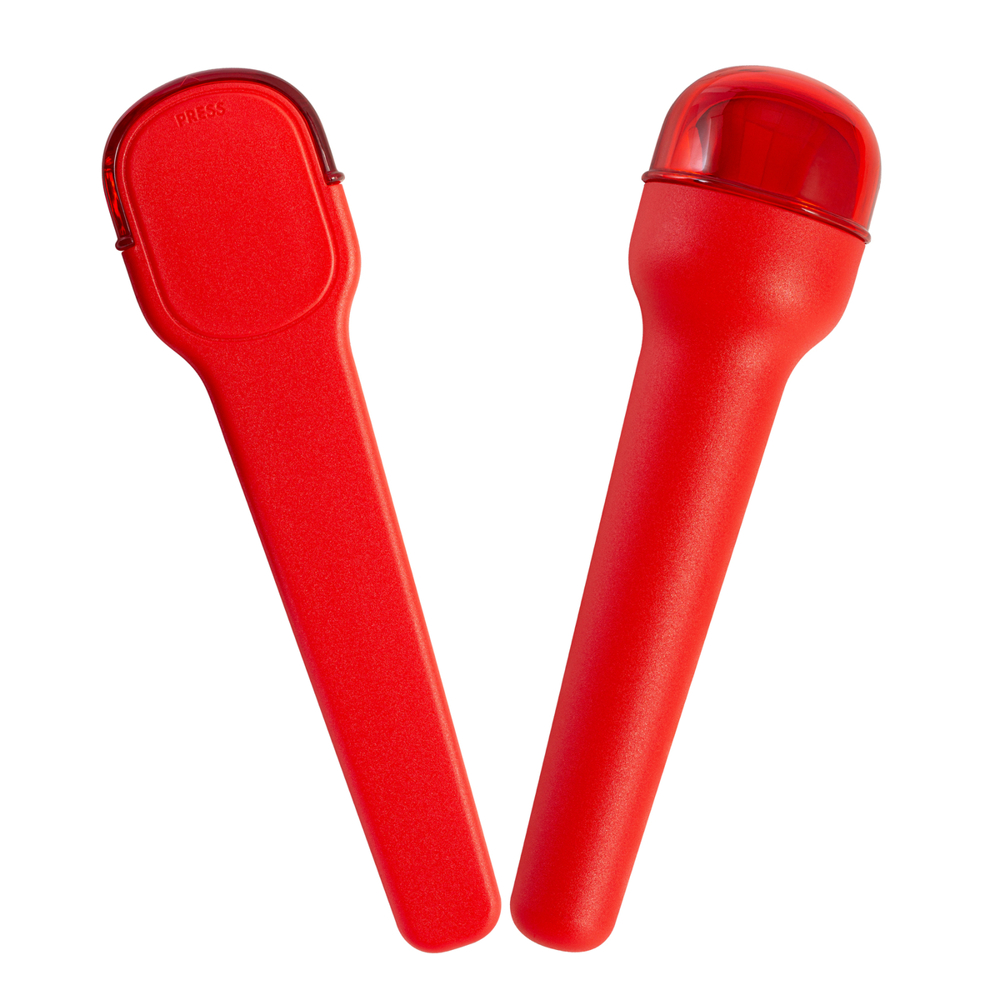 Besteckset RE98-CUTLA - rot, silber / rot