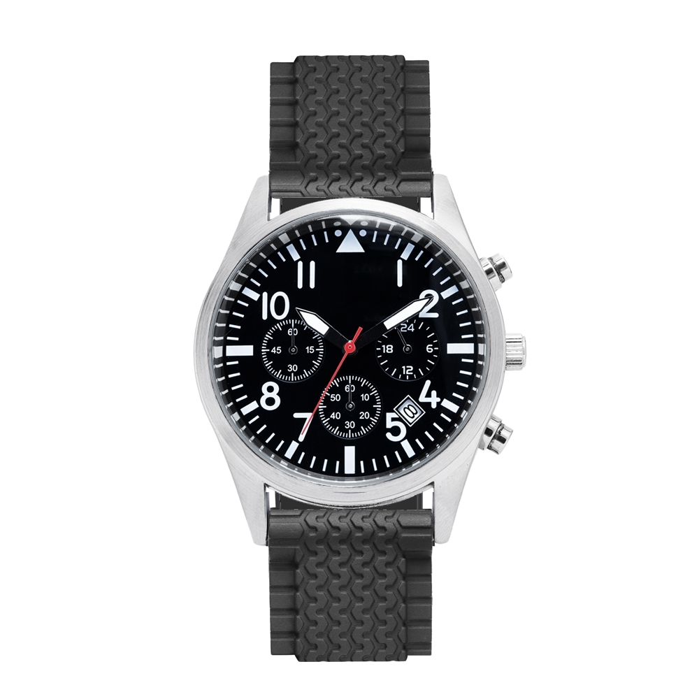 Armbanduhr Pilot Chrono Lugano - schwarz
