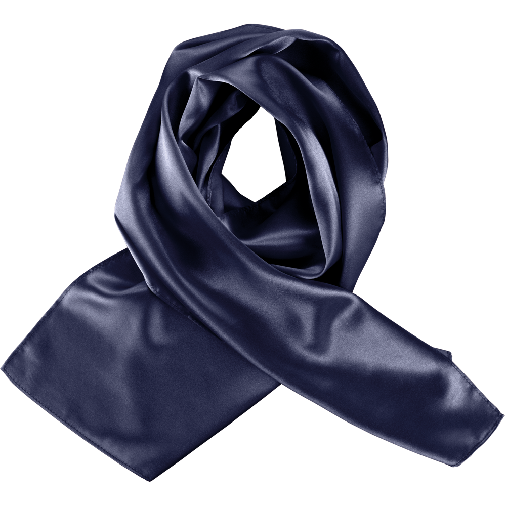 K861 - Satin HALSTUCH - navy