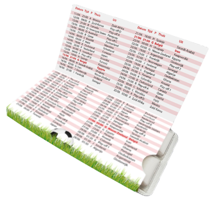 WM Kaugummi 26 / Spielplan