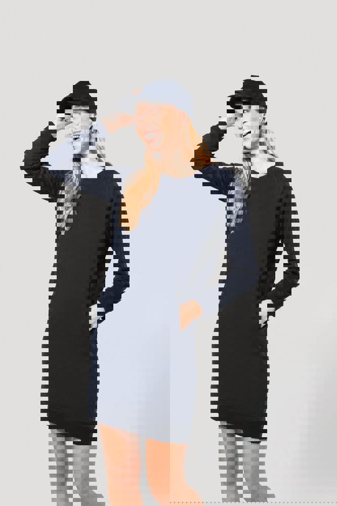 K493 - Bio-Loungekleid aus Fleece