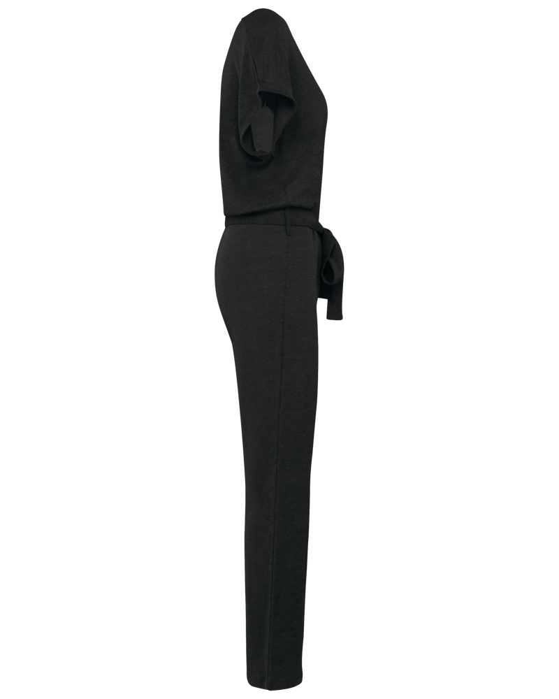 SP5004 - Overall aus Leinenstrickstoff mit kurzen Ärmeln für Damen