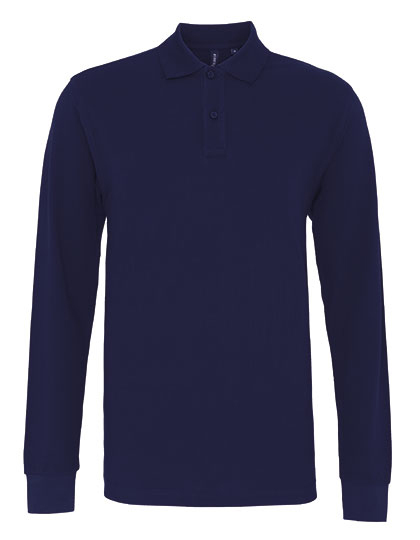 Asquith & Fox - Men´s Classic Fit Long Sleeved Polo - navy