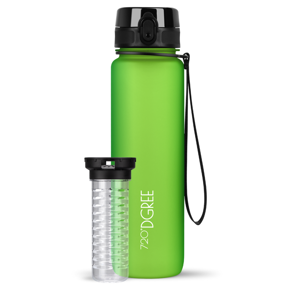 uberBottle Trinkflasche mit Fruchtbehälter - Apple Green