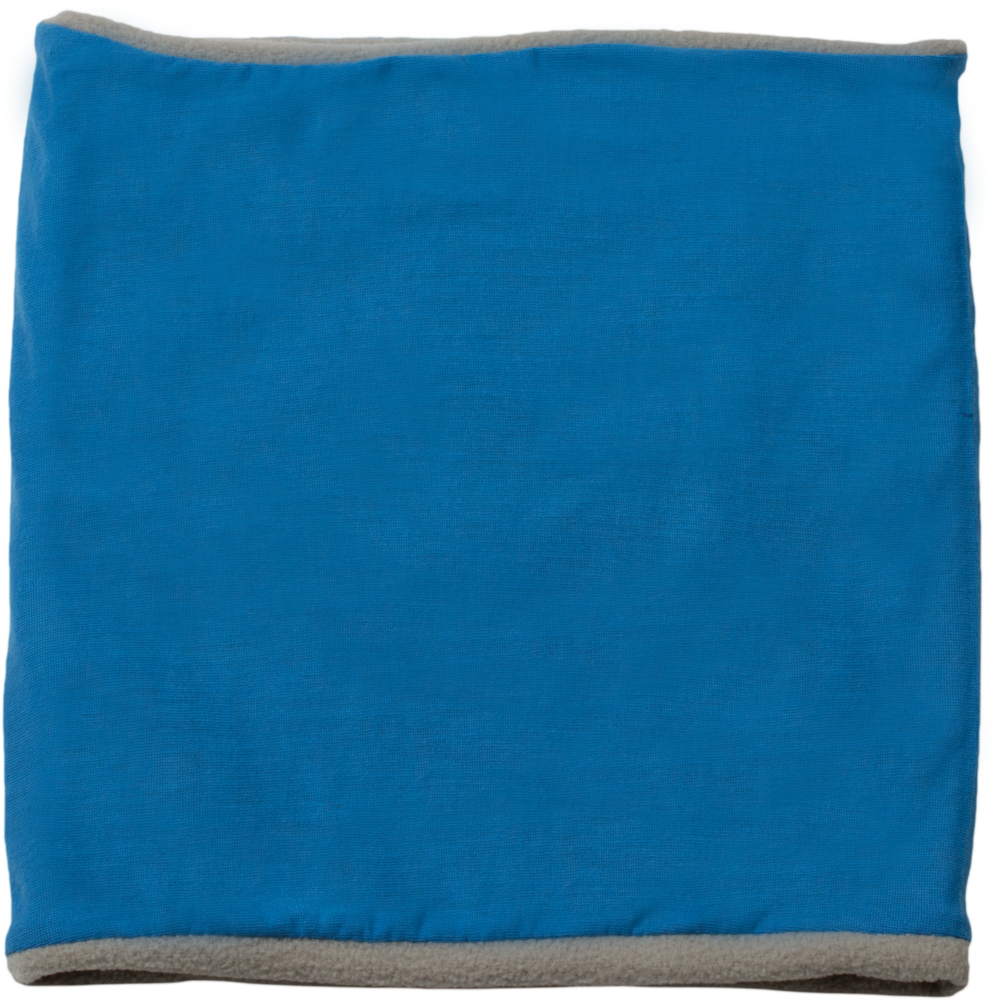 KP121 - Schlauchschal mit Fleecefutter - Lagoon / Light Grey