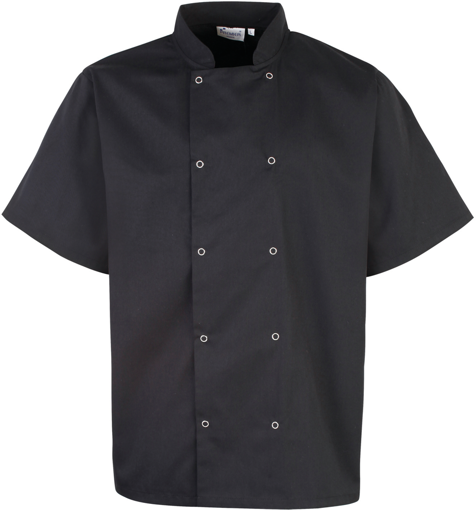 PR664 - Studded Front Chef's Jacket