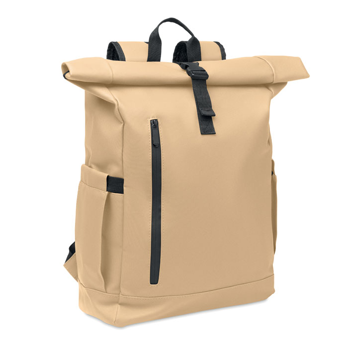 BANGKOK ROLL - Rolltop-Rucksack 600D RPET - khaki