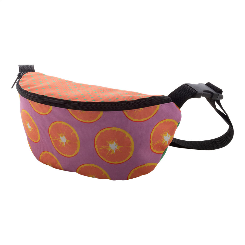 CreaWaist RFID - Gürteltasche - Schwarz/Weiß