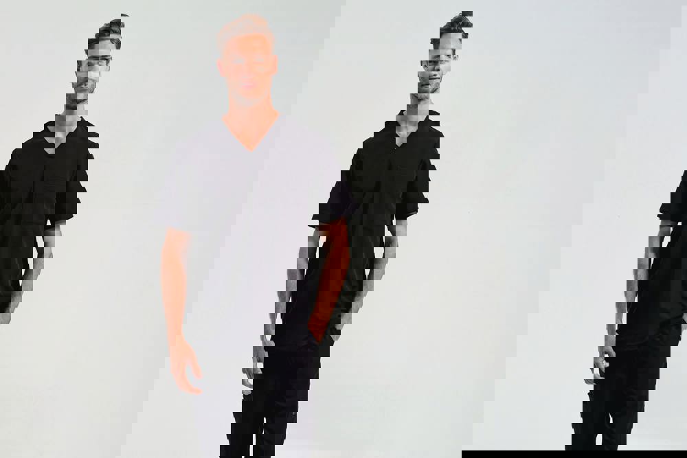 NN200X - Stretch-Tunika für Herren mit kurzen Ärmeln