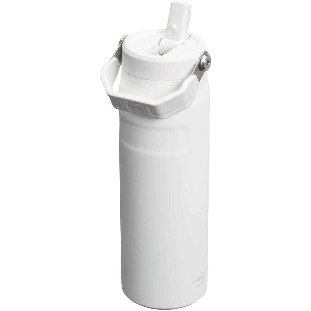 Stanley IceFlow™ 2.0 700 ml Flasche mit Flip-Trinkhalm - weiß gefrosted