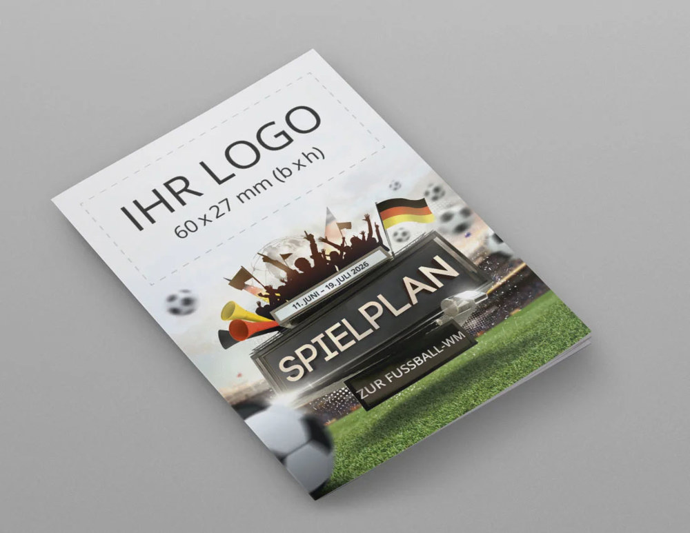 Pocket WM-Spielplan Euphoria - Blau