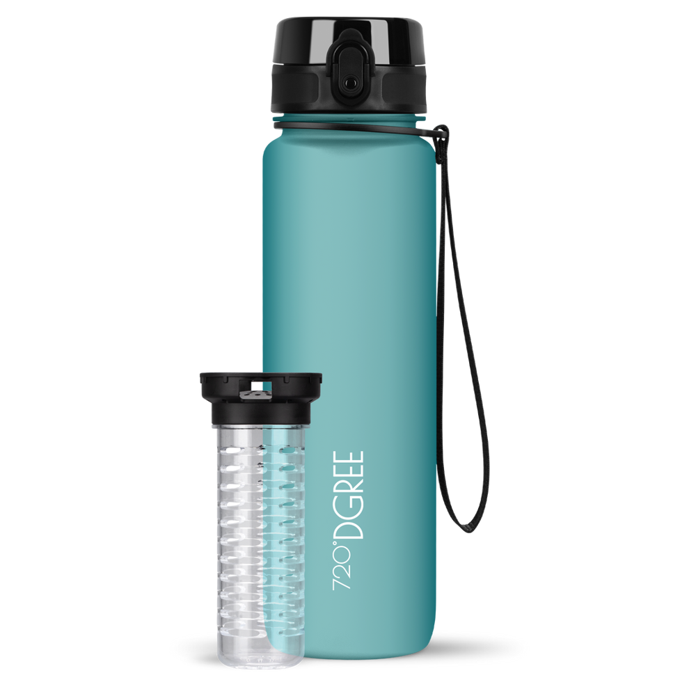 uberBottle Trinkflasche mit Fruchtbehälter - Ocean Blue