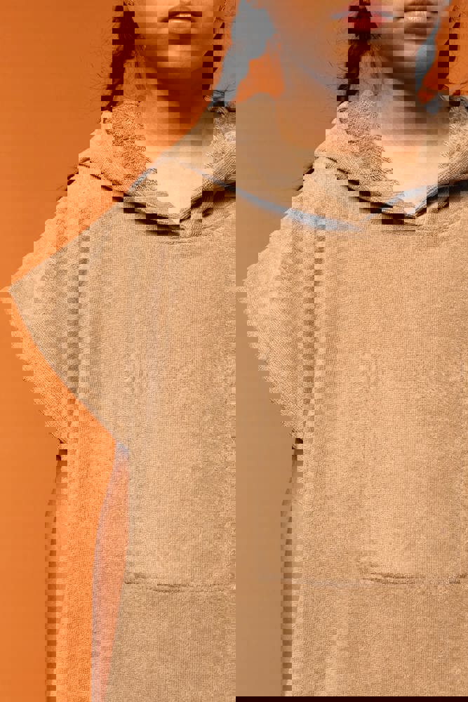 PA582 - Kinder-Frottee-Poncho mit Kapuze