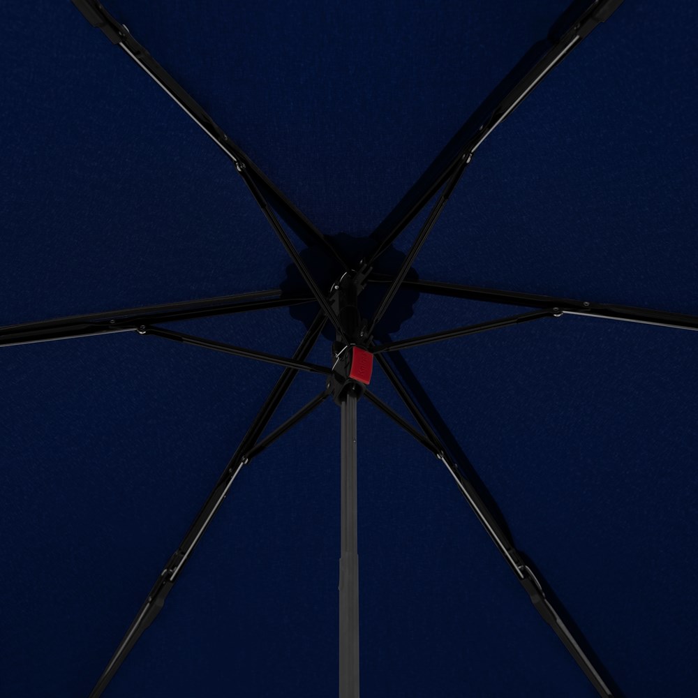 Knirps AS.050 slim small manual silver handle