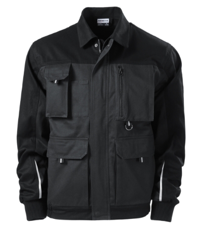 Arbeitsjacke Herren Woody ebony grau