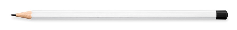 STAEDTLER Bleistift hexagonal, mit Tauchkappe - weiss