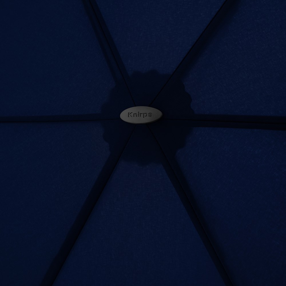 Knirps AS.050 slim small manual silver handle