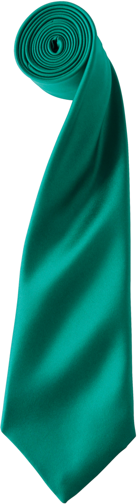 PR750 - colours' Satin Tie - Emerald