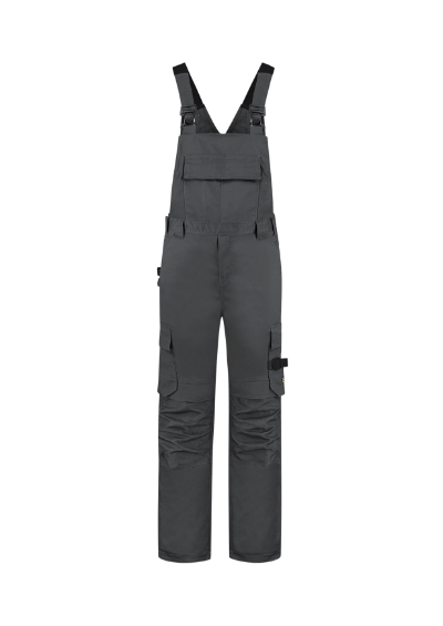 Arbeitslatzhose unisex Bib & Brace Twill Cordura dunkelgrau