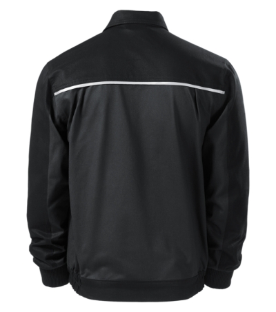 Arbeitsjacke Herren Woody ebony grau