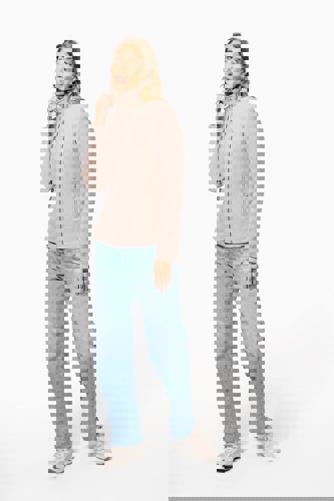 K907 - Mikrofleece-Jacke mit Reißverschluss für Damen