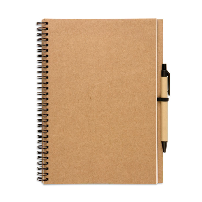 BLOQUERO PLUS - Recyceltes Notizbuch 70 Seiten - Beige