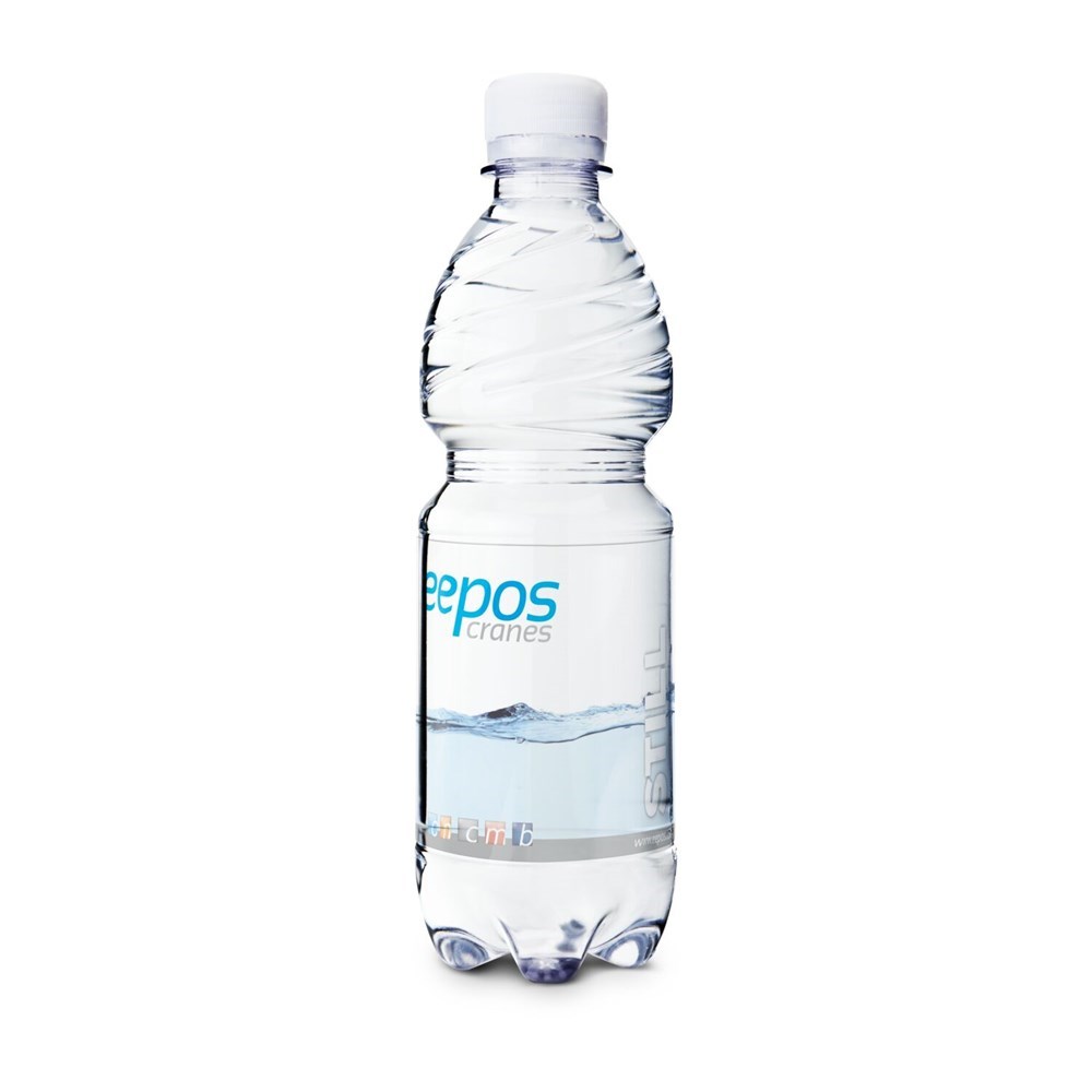 500 ml PromoWater - Mineralwasser mit Kohlensäure, Hergestellt in Deutschland - Papier-Etikett