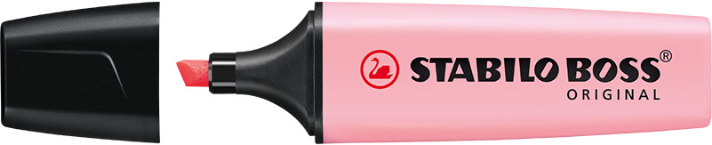 STABILO BOSS ORIGINAL Pastel Leuchtmarkierer - rosiges rouge