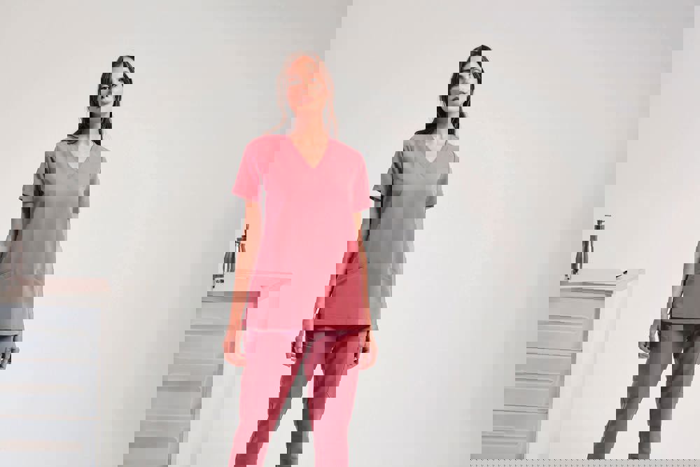 NN310 - Tunika mit Stretchanteil und kurzen Ärmeln, Damen