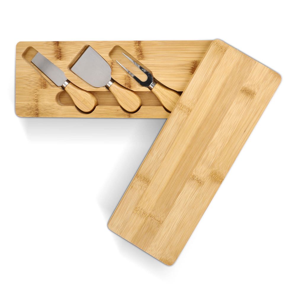 3er Bambus-Käse-Servier-Set