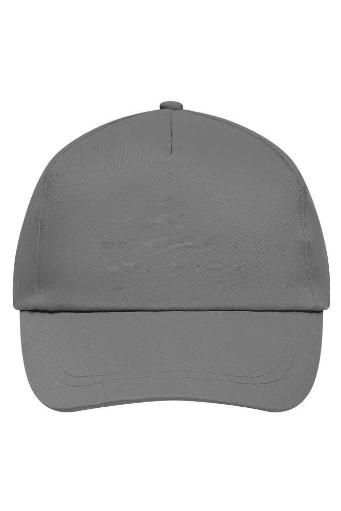 5 Panel Promo Cap Lightly Laminated - Dark-grey (ca. Pantone CoolGray8C)