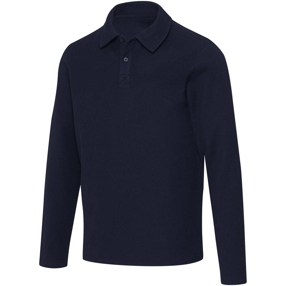 Apollo Langarm Poloshirt Unisex - navy