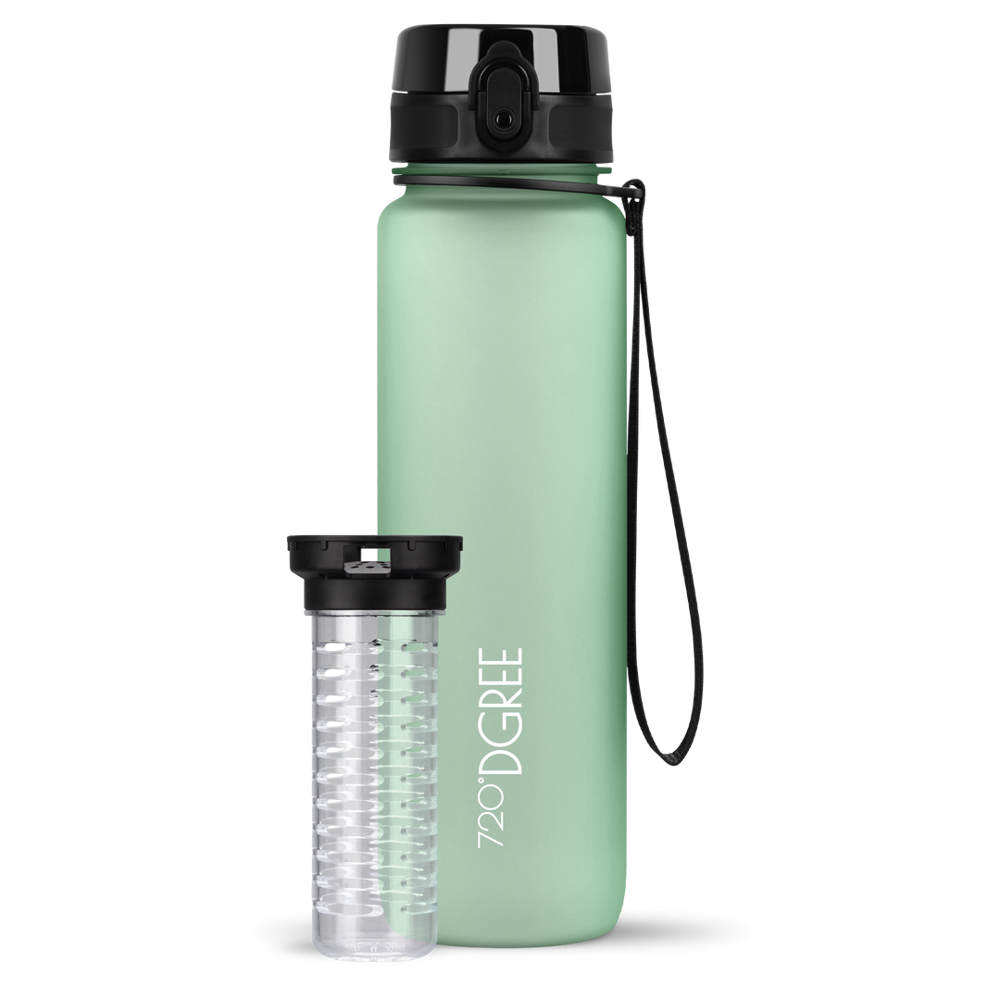 uberBottle Trinkflasche mit Fruchtbehälter - Kiwi Green