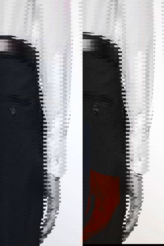 K515 - Herrenhemd mao-kragen langarm