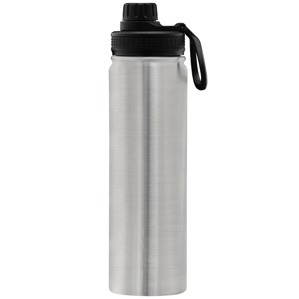 Alaska - 710 ml Edelstahlflasche - Doppelwandig - Chrom (#C0C0C0)