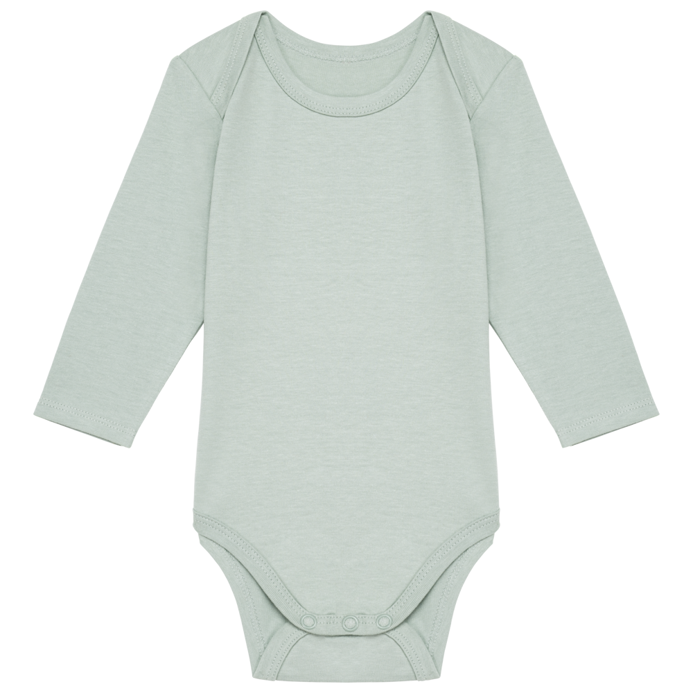 K837 - Body aus Bio-Baumwolle für Babys - Sage