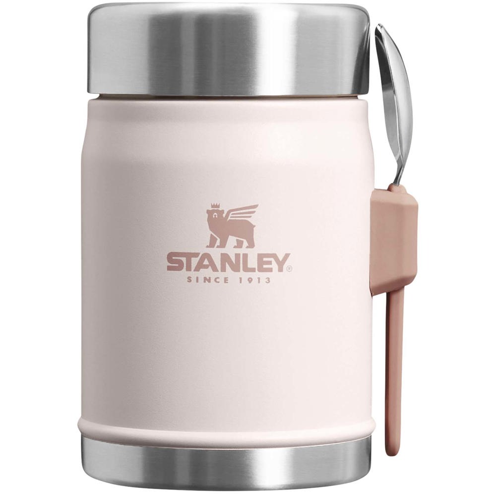Stanley 400ml Legendary Food Jar Lunchpot mit Göffel - Hellrosa