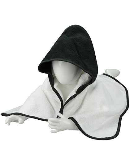 ARTG - Babiezz® Hooded Towel - White, Black, Black